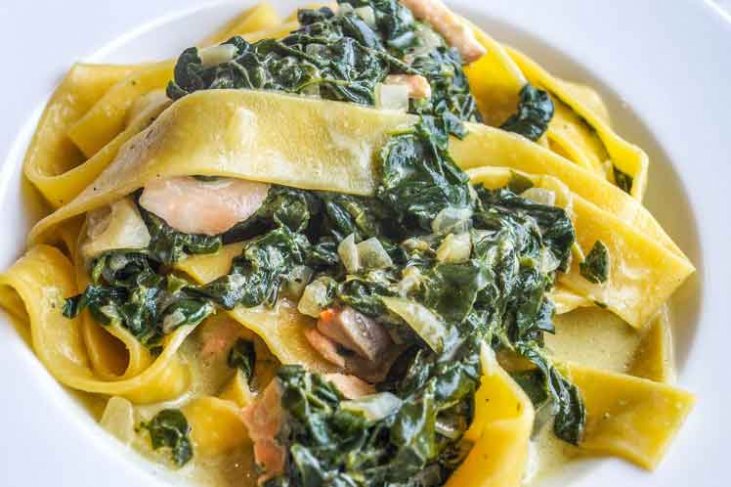 Pasta Met Zalm En Spinazie Een Mooie Combinatie